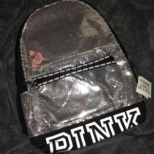 Victoria Secret pink bling glitter backpack